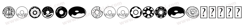 Donuts Cookies字体转换